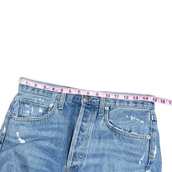 Agolde Women's Straight Leg Jeans - Light Blue - Picture 6 of 10